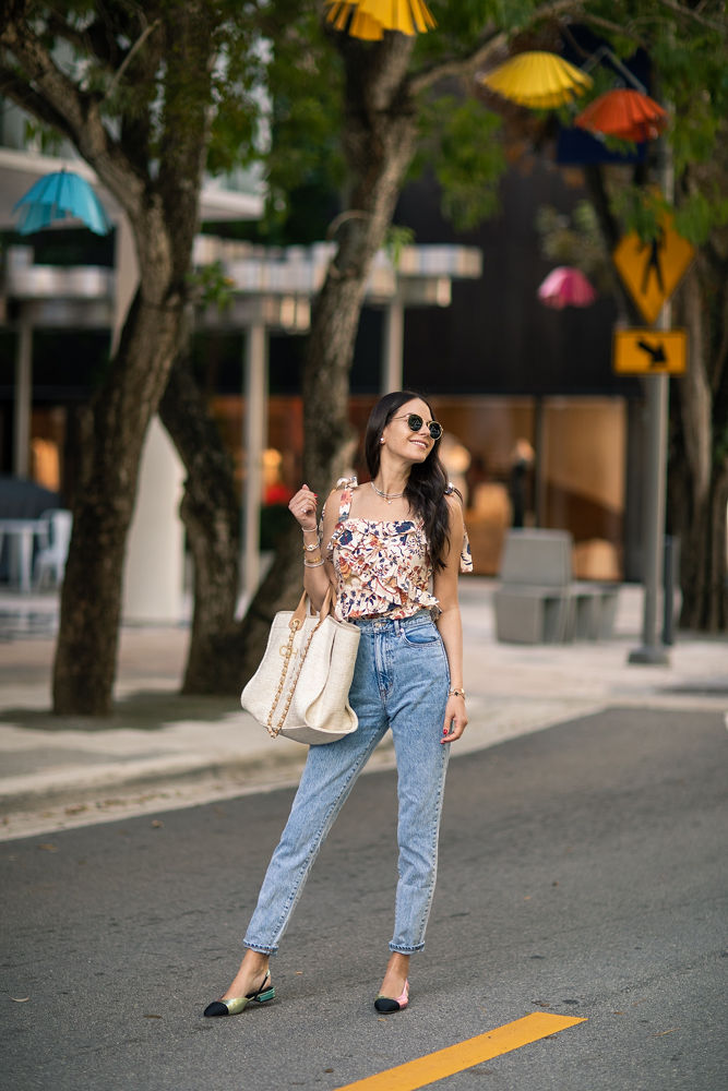 chanel ballet flats street style