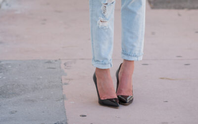 Boyfriend Jean + Pointy Heel